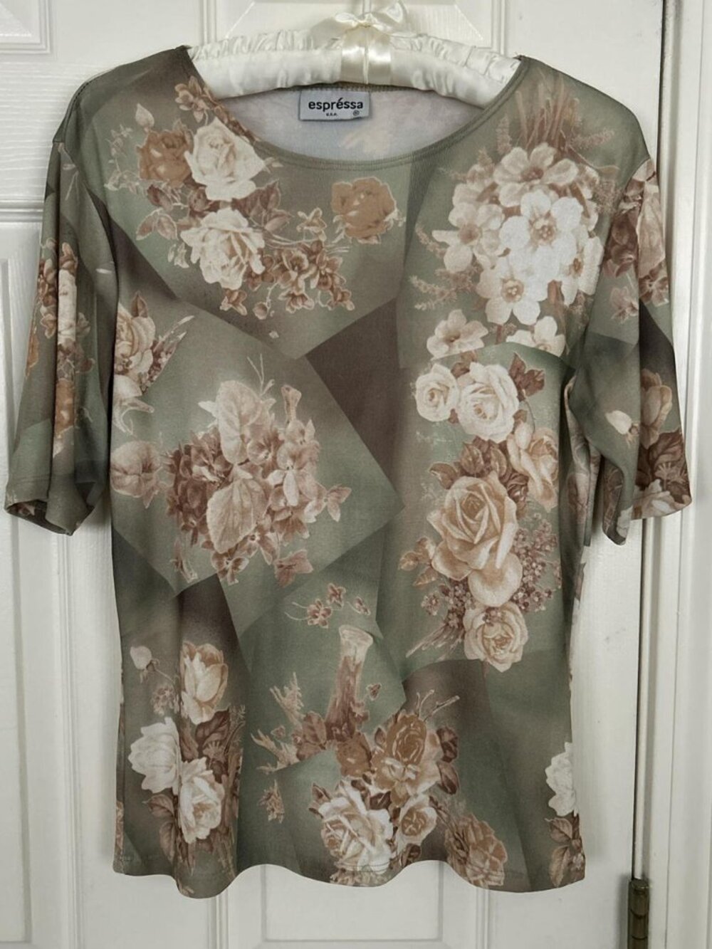 VTG 90s Micromesh Floral Top
